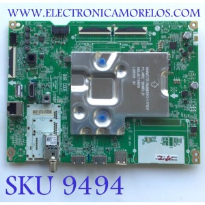 MAIN PARA SMART TV LG 4K / NUMERO DE PARTE EBT66781402 / EAX69462206 / 66781402 / 69462206 / 1GEBT000-00WS / RU1683A1HP / PANEL NC550TQG-ABKH1 / DISPLAY HV550QUB-F8D / MODELO 55UP8000PUA.BUSFLKR